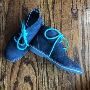 Cole Haan blue suede shoes